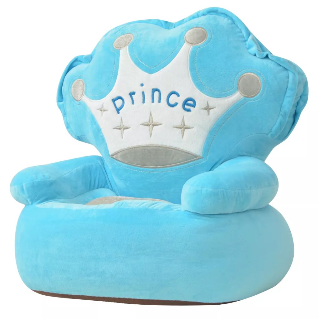 Pliušinė vaikiška kėdė Prince