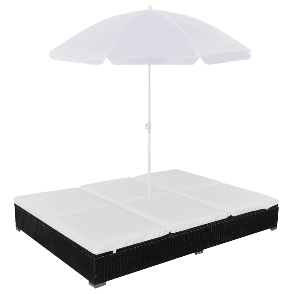 Grande - Lauko saulės gultas su skėčiu