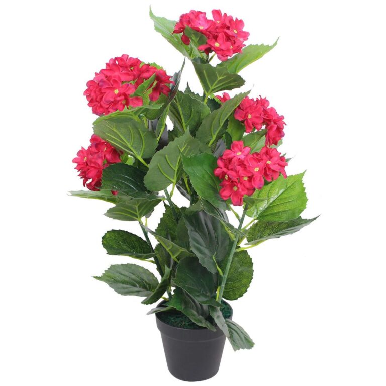Dirbtinė hortenzija su vazonu