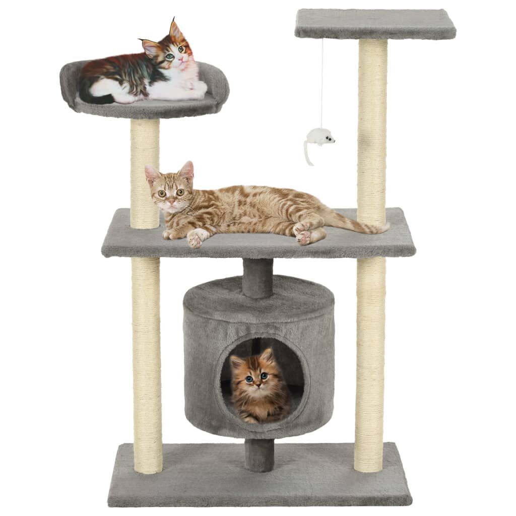 Draskyklė katėms su stovu iš sizalio
