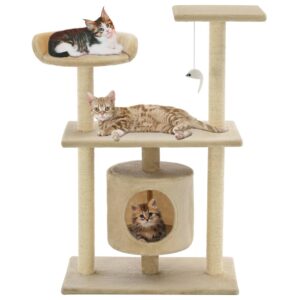 Draskyklė katėms su stovu iš sizalio