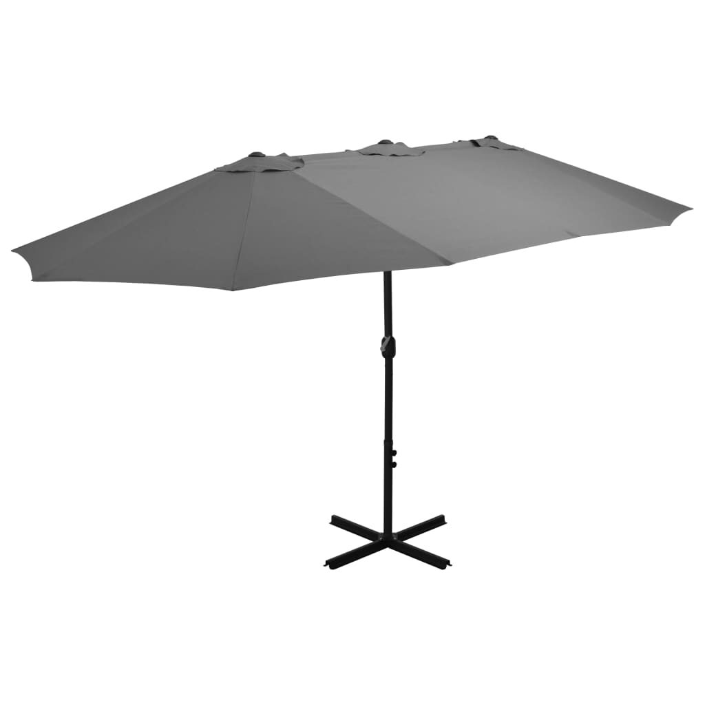Grande - Lauko skėtis su aliuminio stulpu