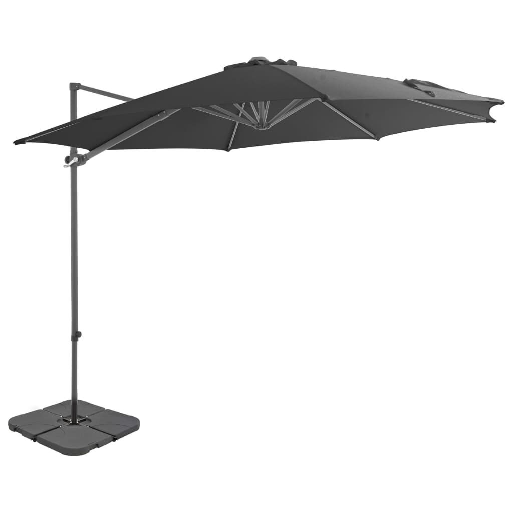 Lauko skėtis su nešiojamu pagrindu