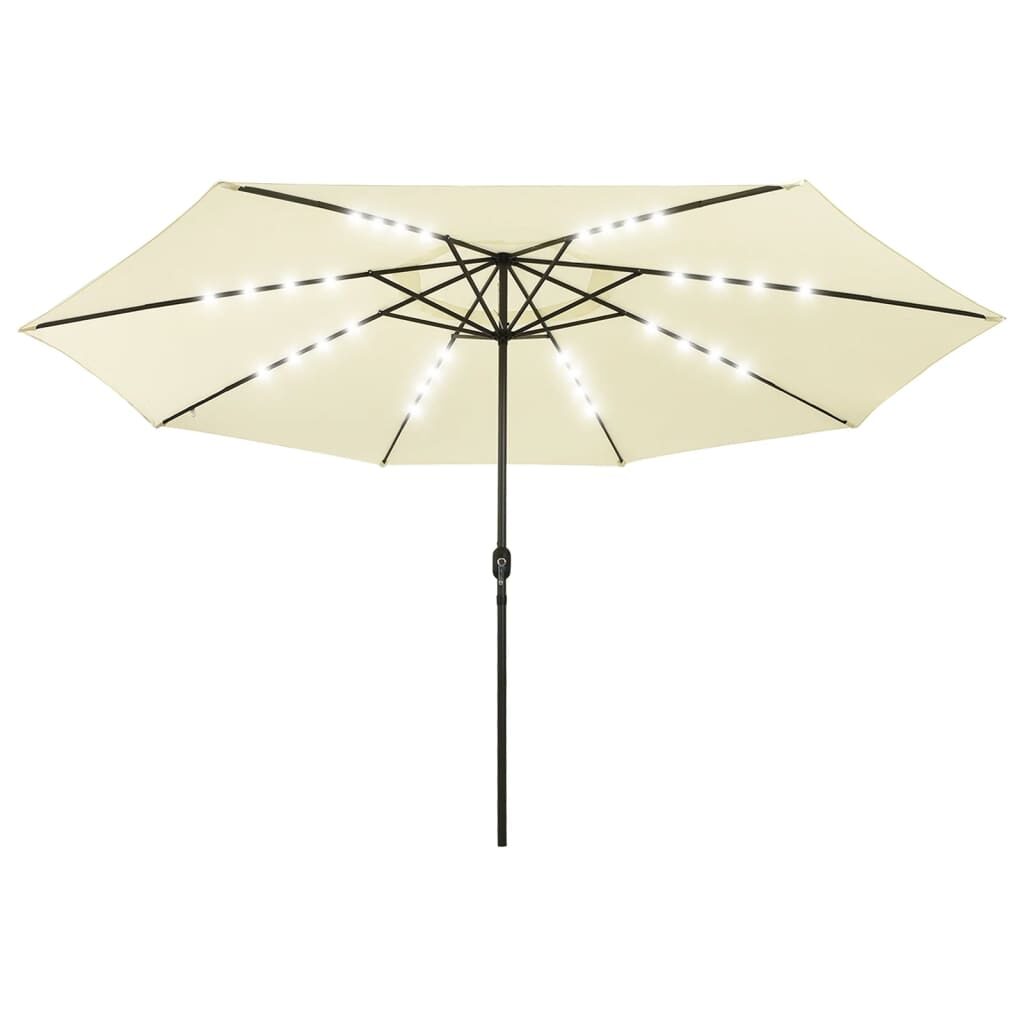 Grande | Lauko skėtis su LED ir metaliniu stulpu