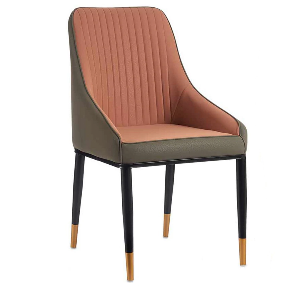 Valgomojo kėdės AMALIE, 2 vnt., rudos spalvos