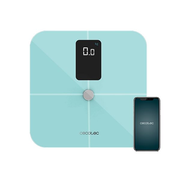 Skaitmeninės vonios kambario svarstyklės Cecotec Surface Precision 10400 Smart Healthy Vision Mėlyna