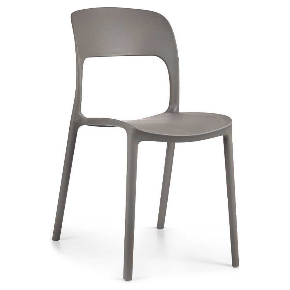 Valgomojo kėdė Pilka Plastmasinis (51 x 83 x 38 cm) | grande.lt