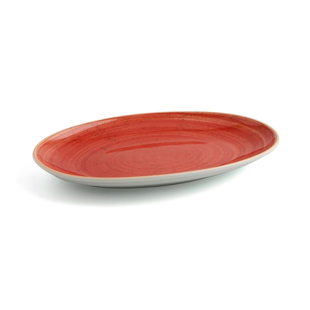 Serviravimo lėkštė Ariane Keramika Raudona (Ø 26 cm)