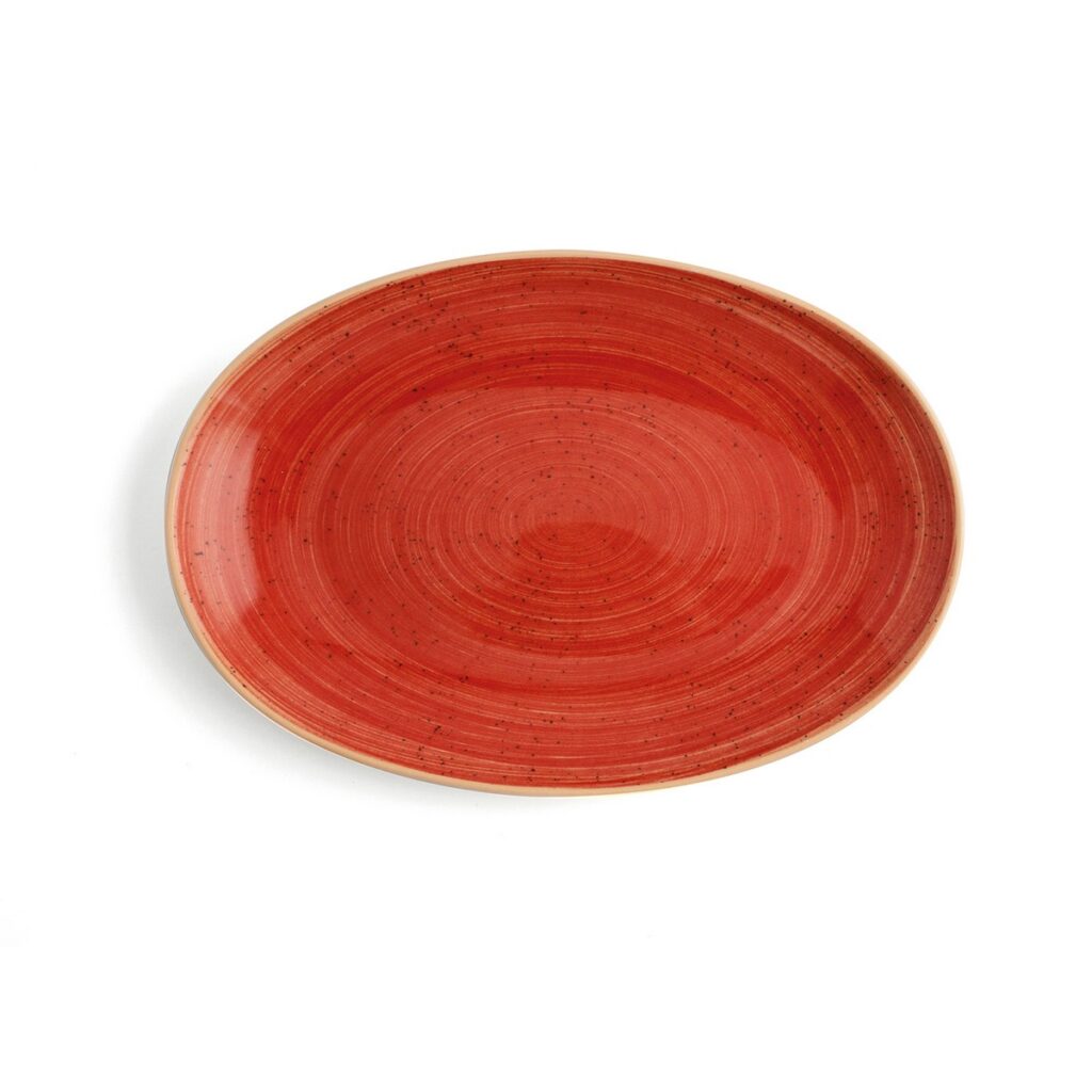 Serviravimo lėkštė Ariane Keramika Raudona (Ø 32 cm)