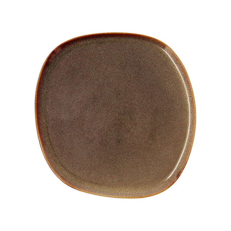Plokščia lėkštė Bidasoa Ikonic Keramika Ruda (26