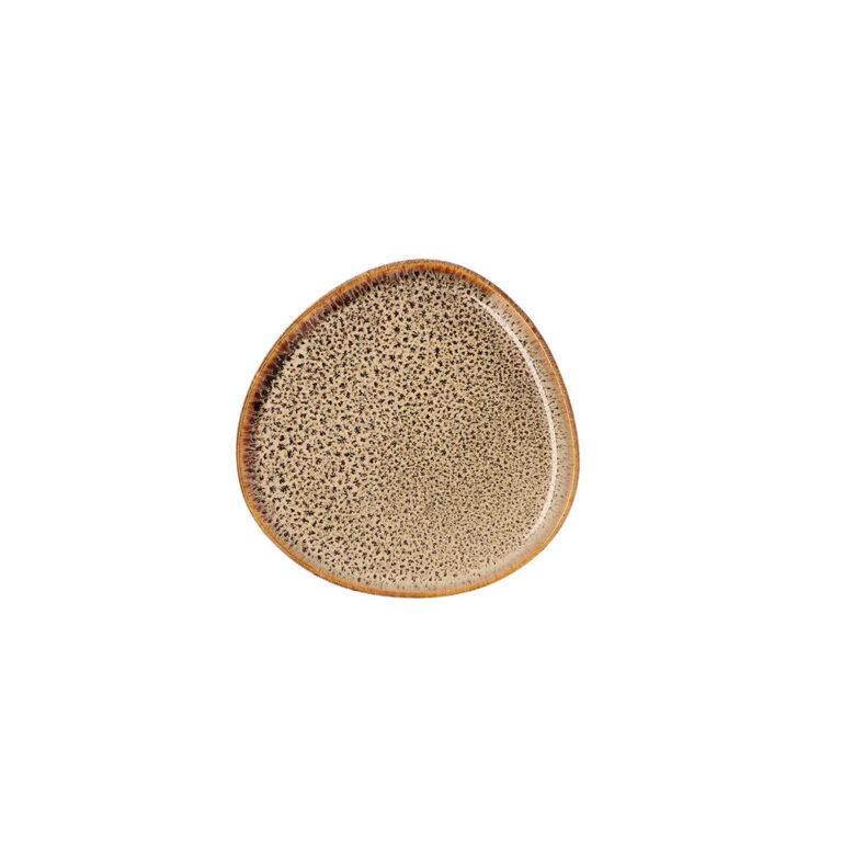 Plokščia lėkštė Bidasoa Ikonic Keramika Ruda (11 x 11 x 11 cm) (12x)