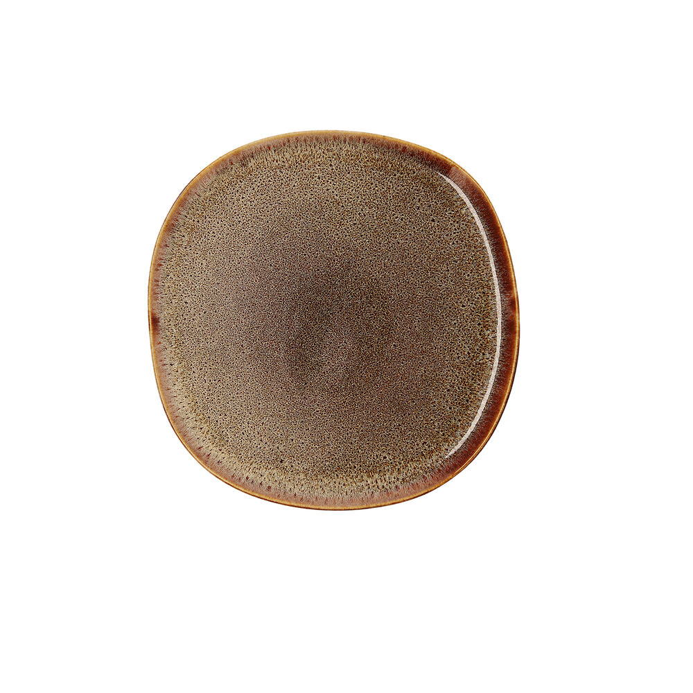 Plokščia lėkštė Bidasoa Ikonic Keramika Ruda (20