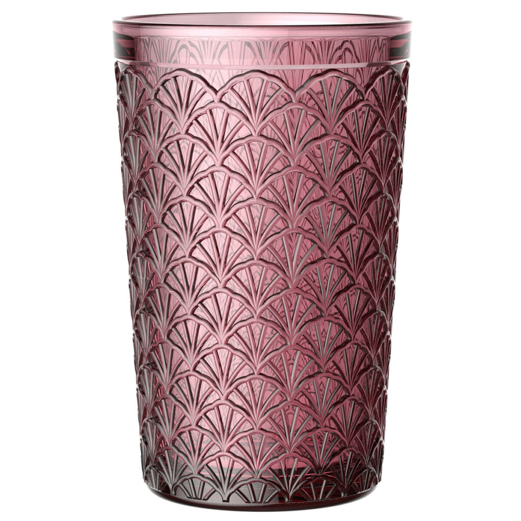 Stiklinės Bidasoa Onix Rožinė (35 cl) (6x)