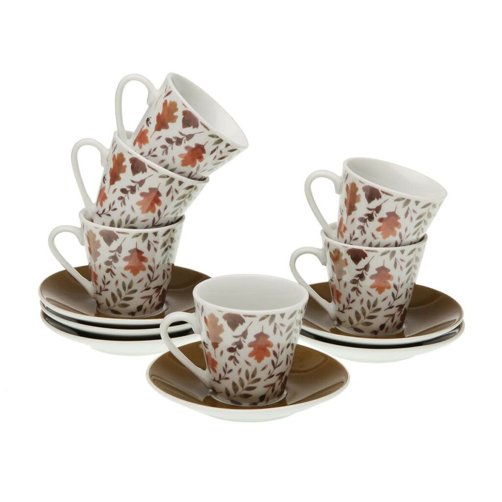 Kavos puodelių rinkinys Versa Aia Porcelianas (6 Dalys)