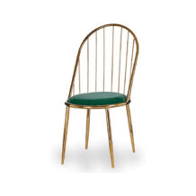 Kėdė Auksinis Žalia Juostos Poliesteris (48 x 95