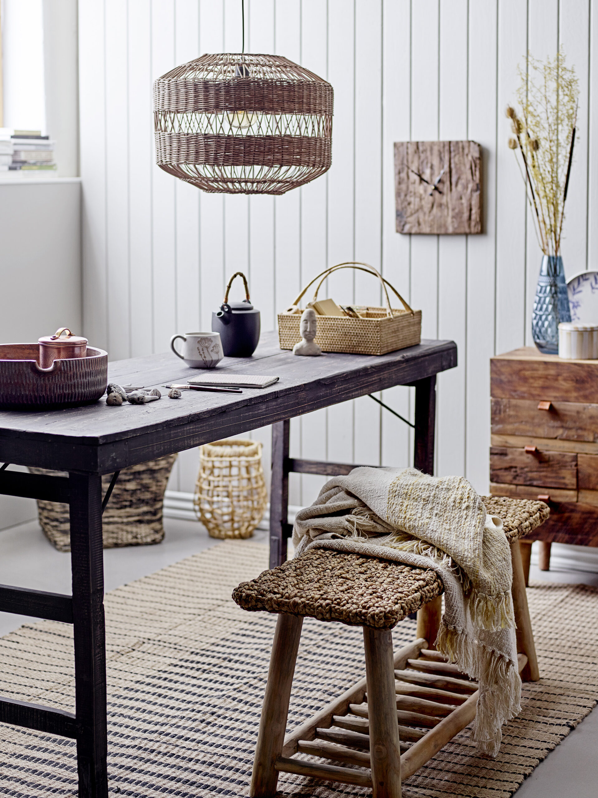 Ineza Lubinis šviestuvas, natūralus, Rattan - GRANDE Ineza Lubinis šviestuvas, natūralus, Rattan - GRANDE