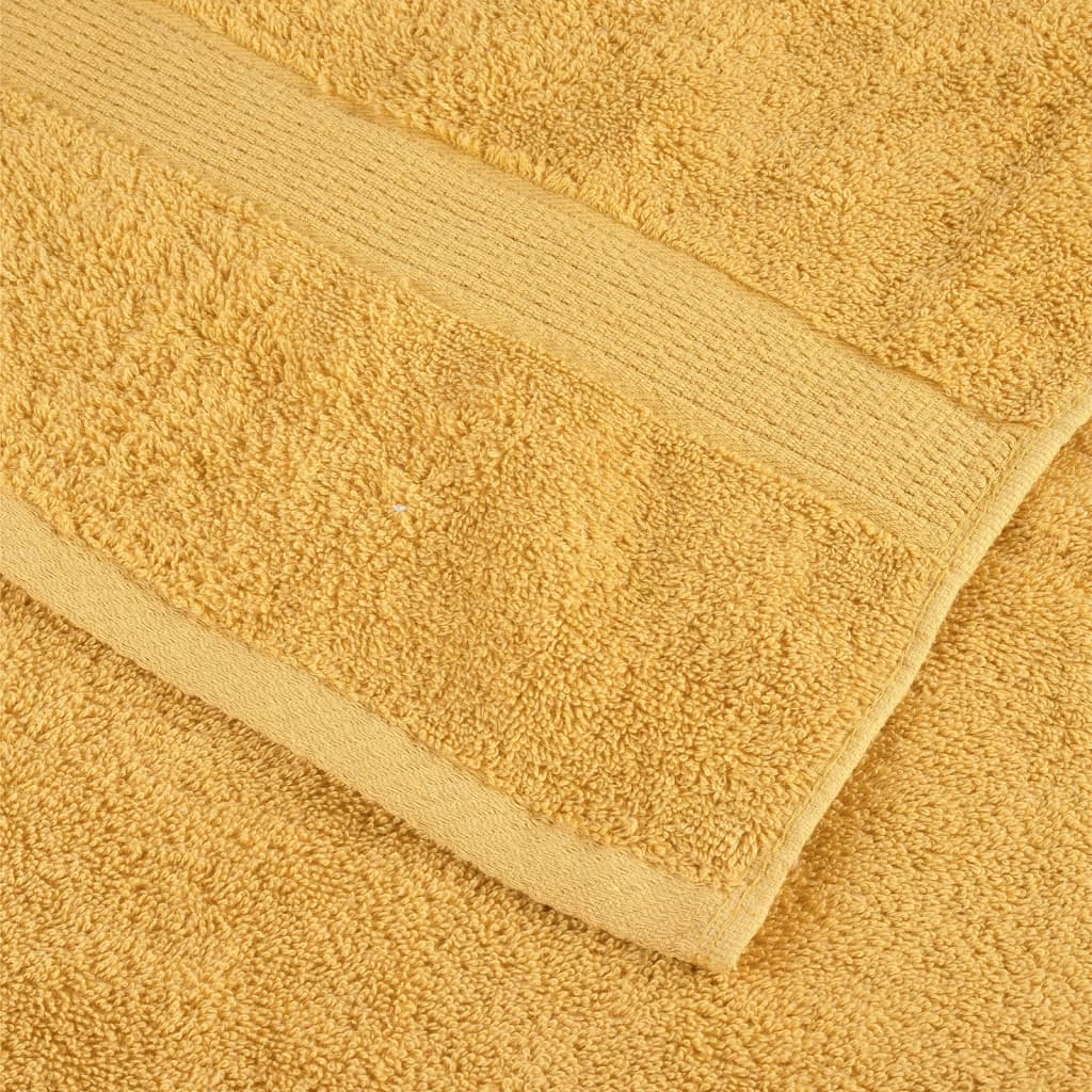 Vonios rankšluosčiai SOLUND, 4vnt., auksiniai 100x150cm 600g/m² - GRANDE Vonios rankšluosčiai SOLUND, 4vnt., auksiniai 100x150cm 600g/m² - GRANDE