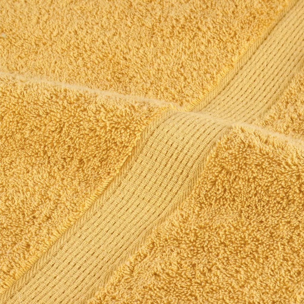 Vonios rankšluosčiai SOLUND, 4vnt., auksiniai 100x150cm 600g/m² - GRANDE Vonios rankšluosčiai SOLUND, 4vnt., auksiniai 100x150cm 600g/m² - GRANDE