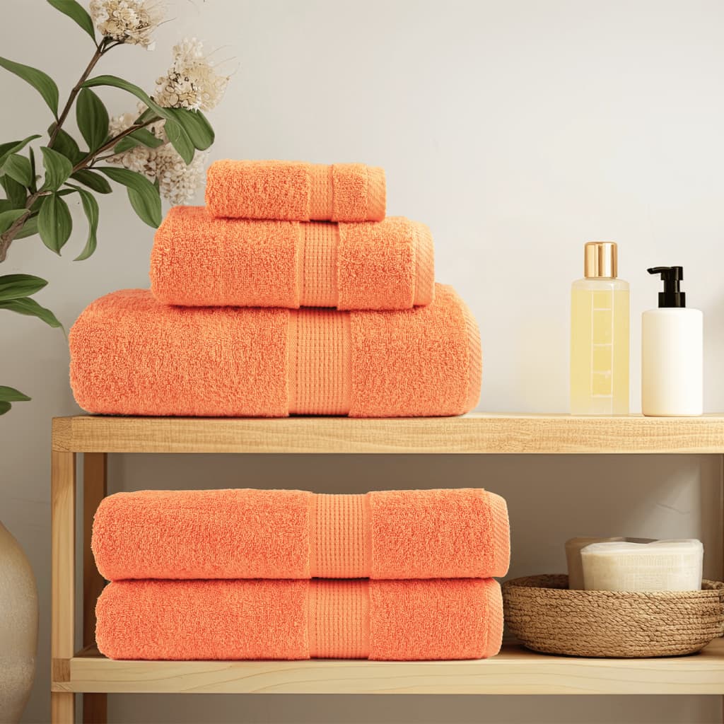 Rankšluosčiai SOLUND, 4vnt., oranžiniai, 100x200cm, 600g/m² - GRANDE Rankšluosčiai SOLUND, 4vnt., oranžiniai, 100x200cm, 600g/m² - GRANDE