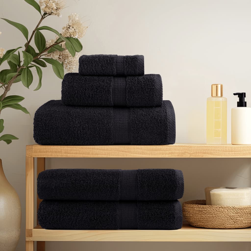 Rankšluosčiai SOLUND, 10vnt., juodi, 30x30cm, 600g/m² - GRANDE Rankšluosčiai SOLUND, 10vnt., juodi, 30x30cm, 600g/m² - GRANDE