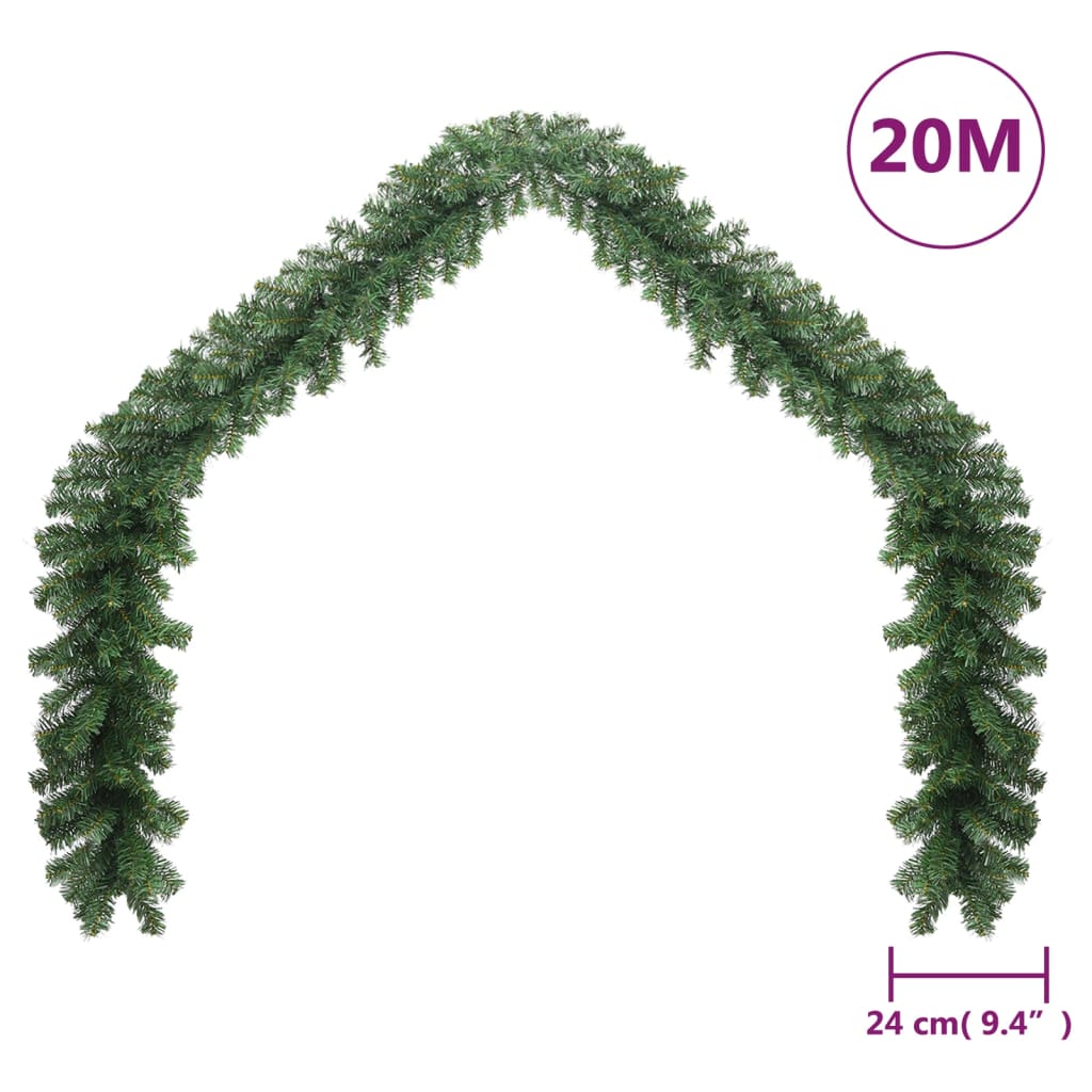 Kalėdinė girlianda, PVC, 20 m - GRANDE Kalėdinė girlianda, PVC, 20 m - GRANDE