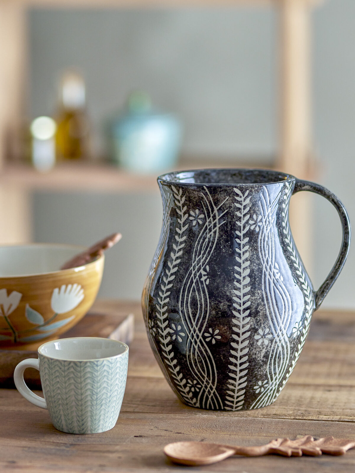 Aswan Ąsotis, Juoda, Akmuo  2300 ml - Image 6