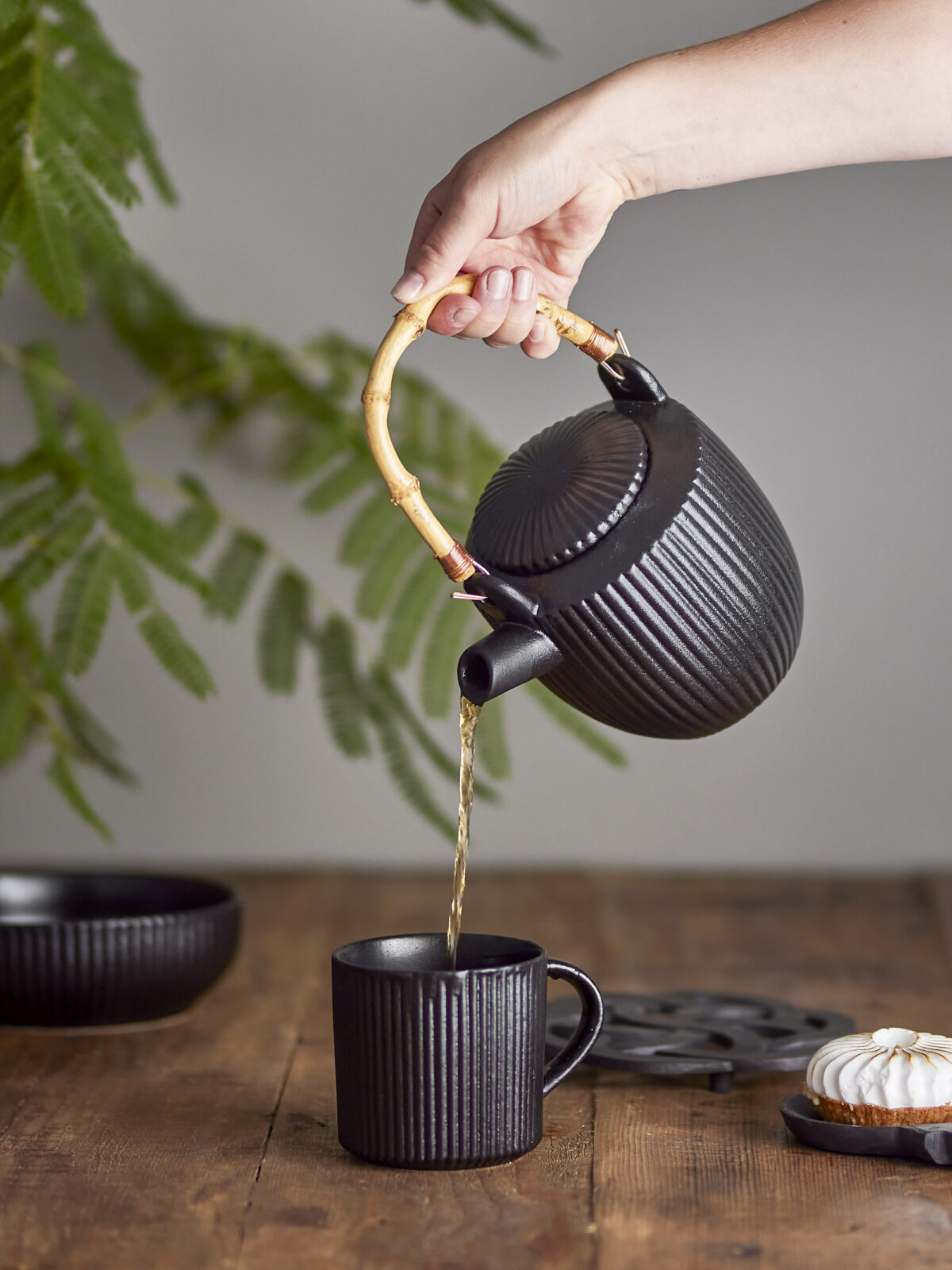 Neri Puodelis, Juoda, Akmuo  350 ml - Image 3