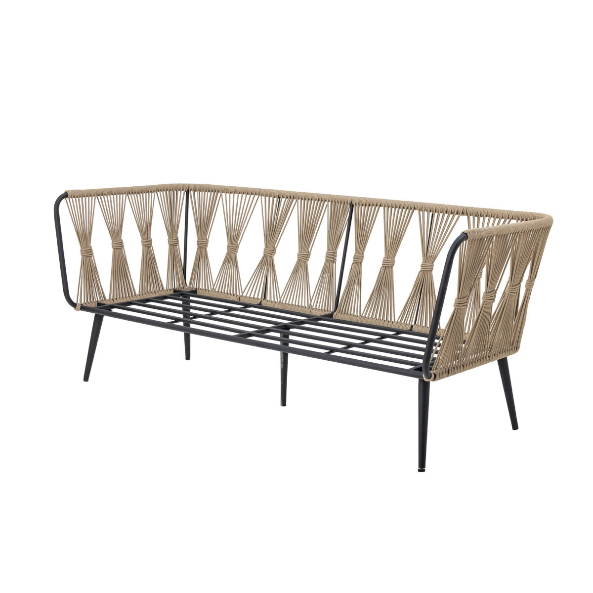 Pavone Ugniai atspari Sofa, Ruda, Metalas - Image 8