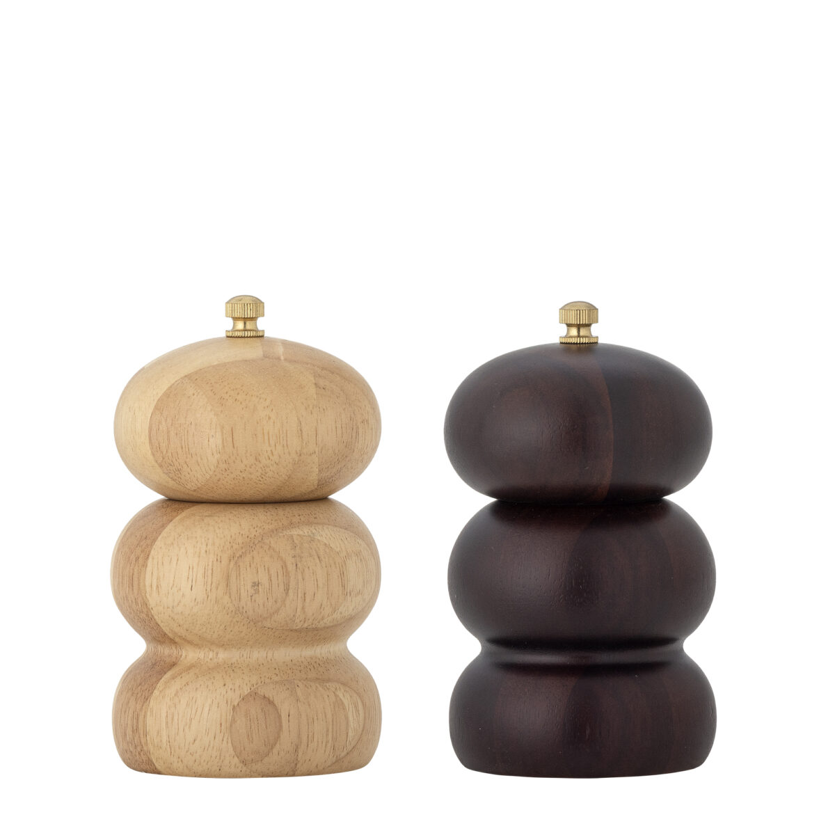 Marge Druskos ir pipirų malūnėlis, Rubberwood Rinkinyje 2vnt. 55 ml each - Image 1