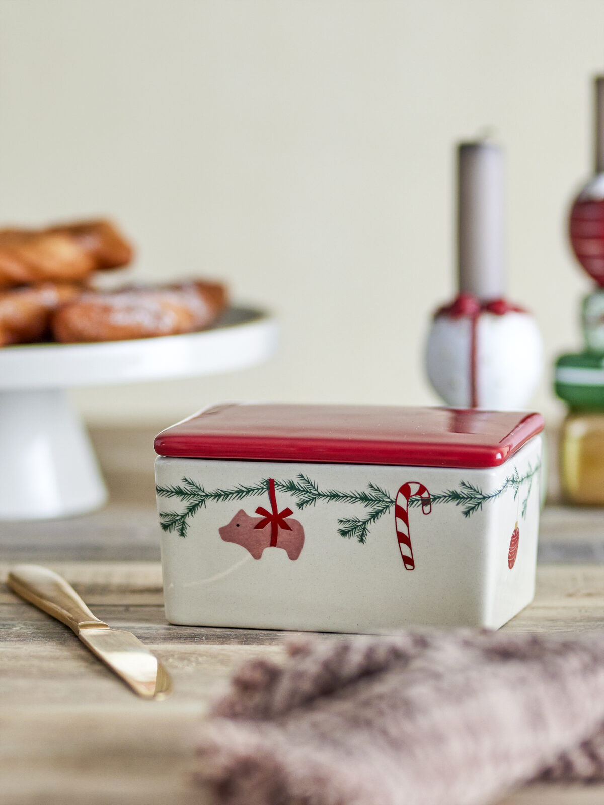 Yule Sviesto indelis, Raudona, Akmuo  250 ml - Image 2