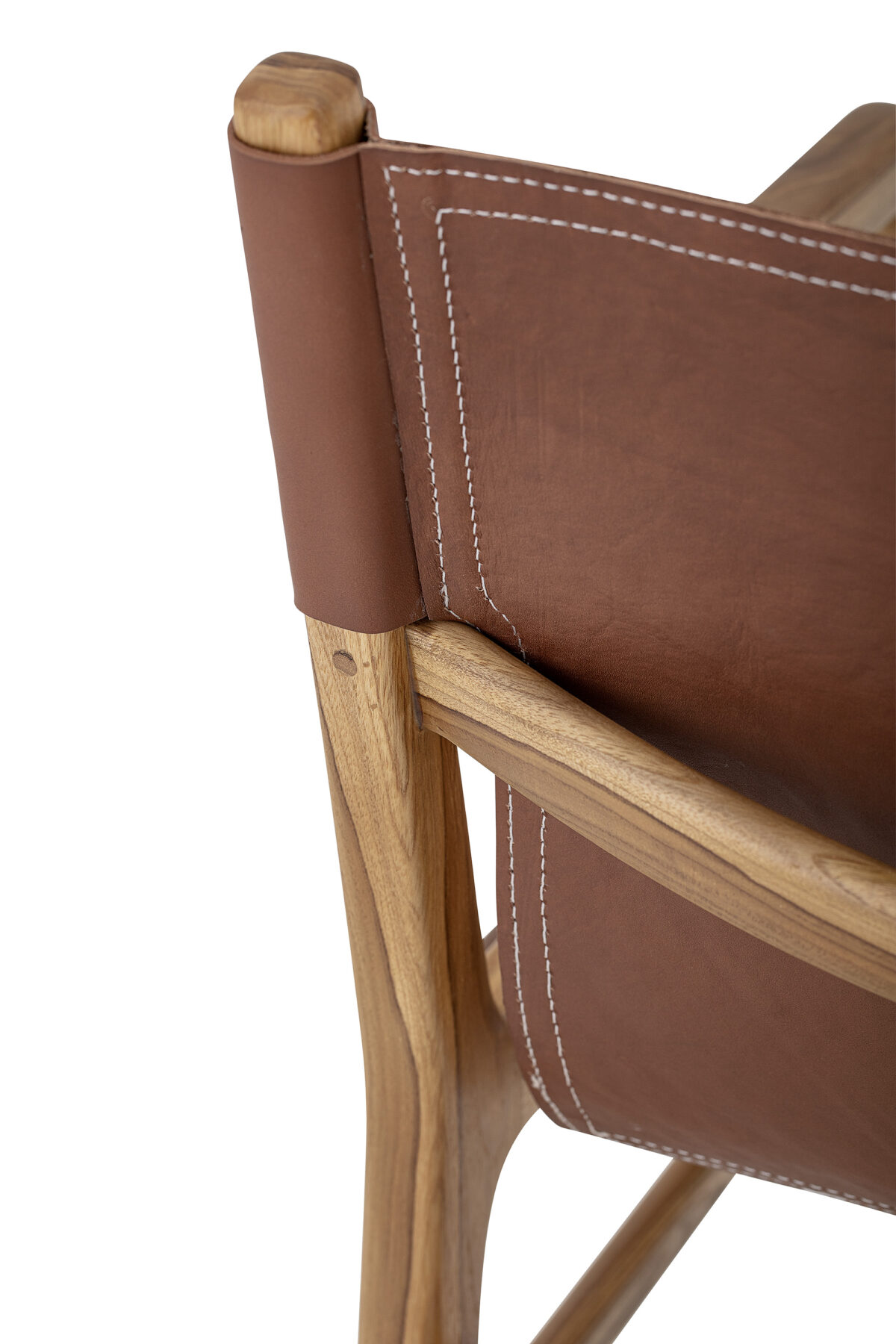 Ollie Krėslas, Ruda, Leather - Image 13